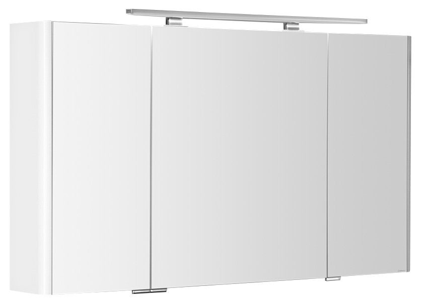 Sapho Lucie dulap 126x17x70 cm cu oglinda alb LU125-0030