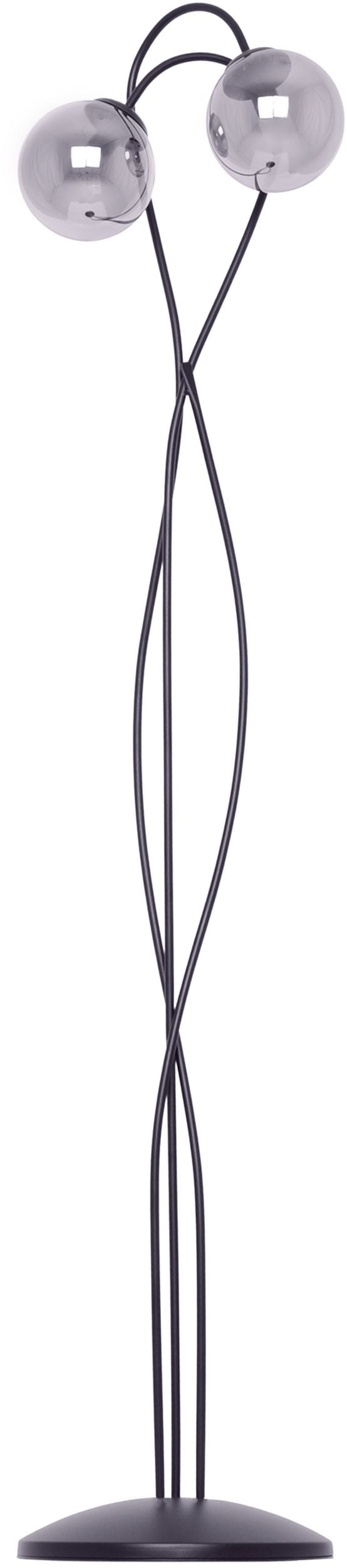 Kaja Rubi lampă de podea 2x40 W negru-grafit K-5119