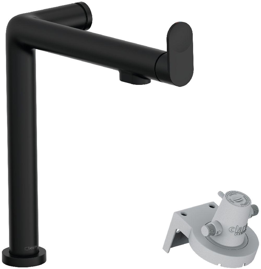 Hansgrohe Aqittura M91 baterie pentru filtru apă pe picior negru 76804670