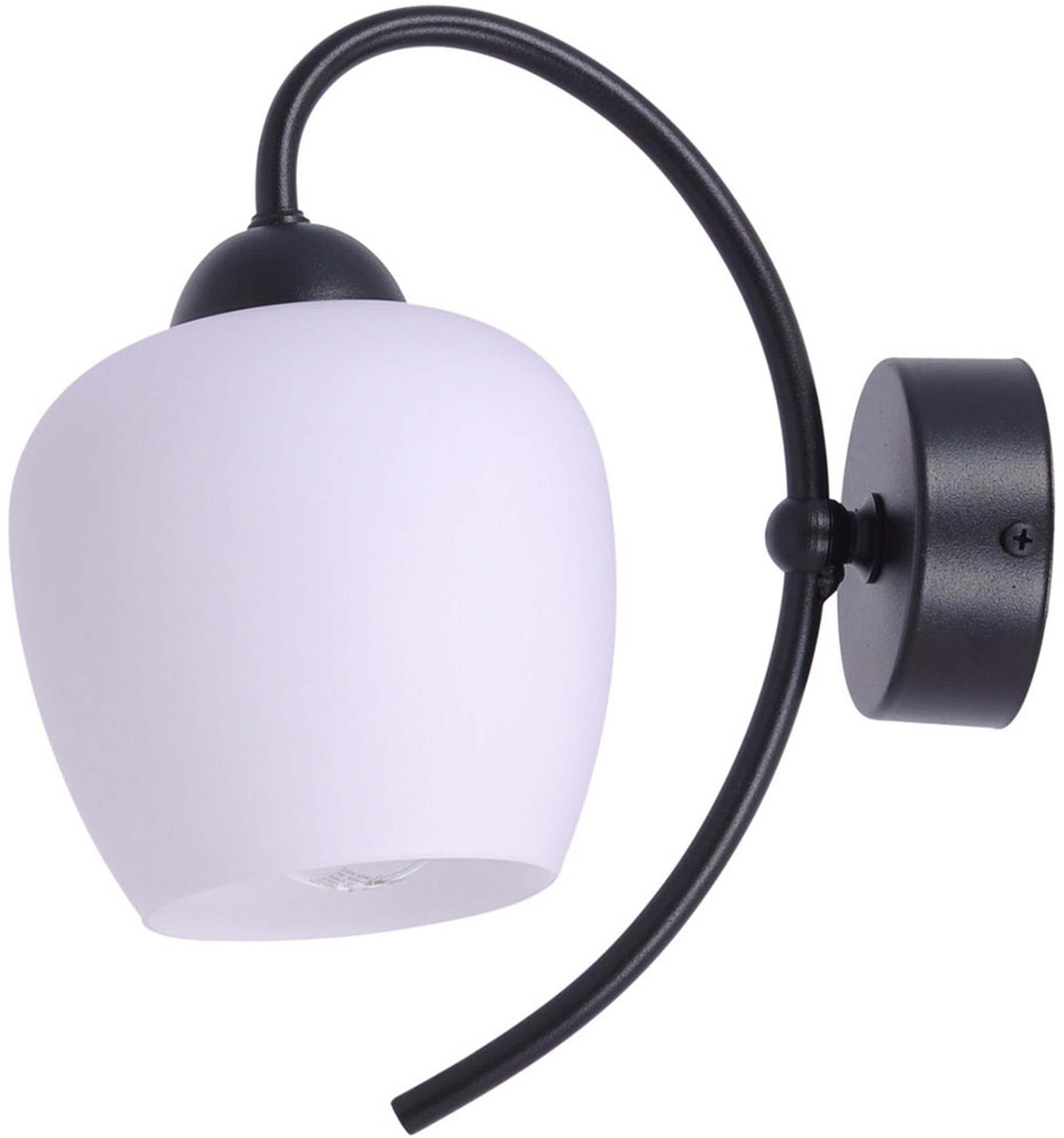 Kaja Bella lampă de perete 1x60 W alb-negru K-5187