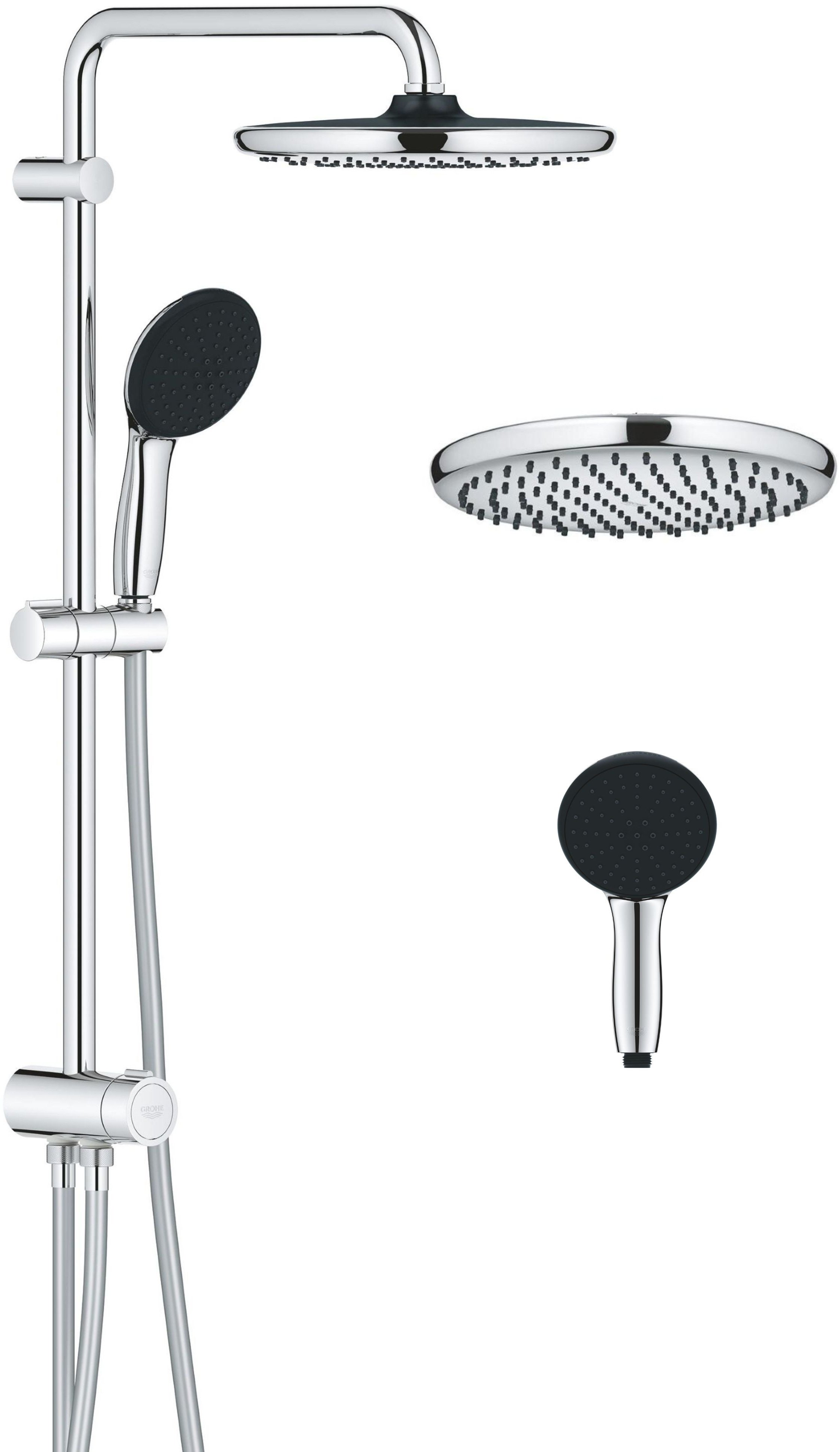 Grohe Vitalio Start System set de duș perete da StarLight Chrome 26680001