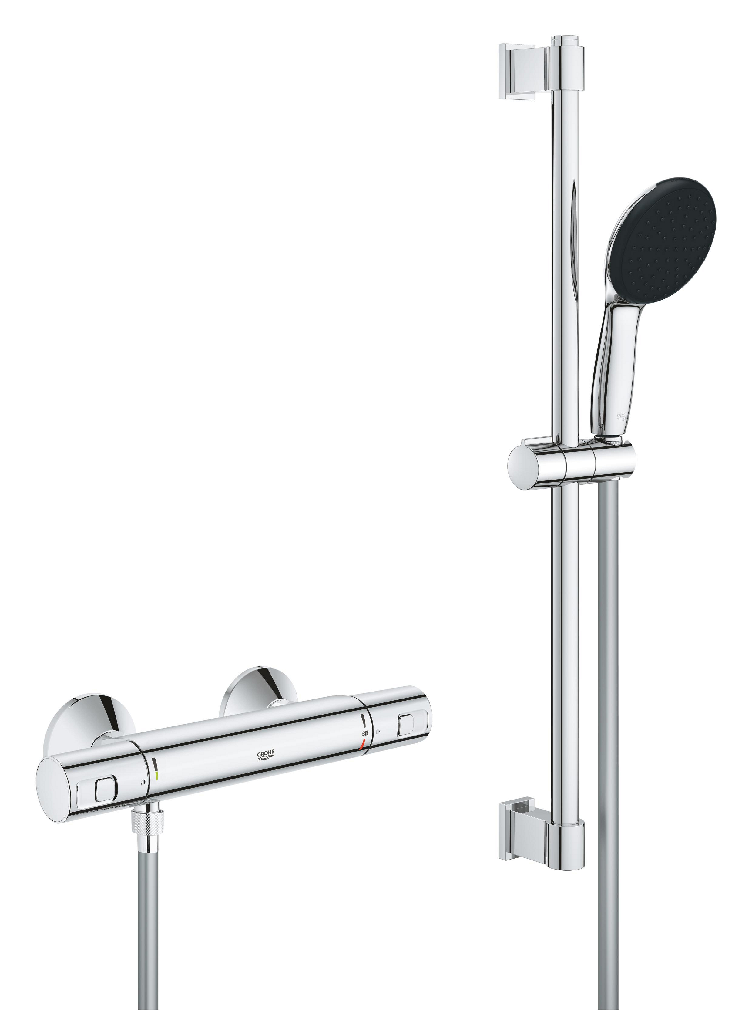 Grohe Precision Start baterie de duș perete da StarLight Chrome 34597001