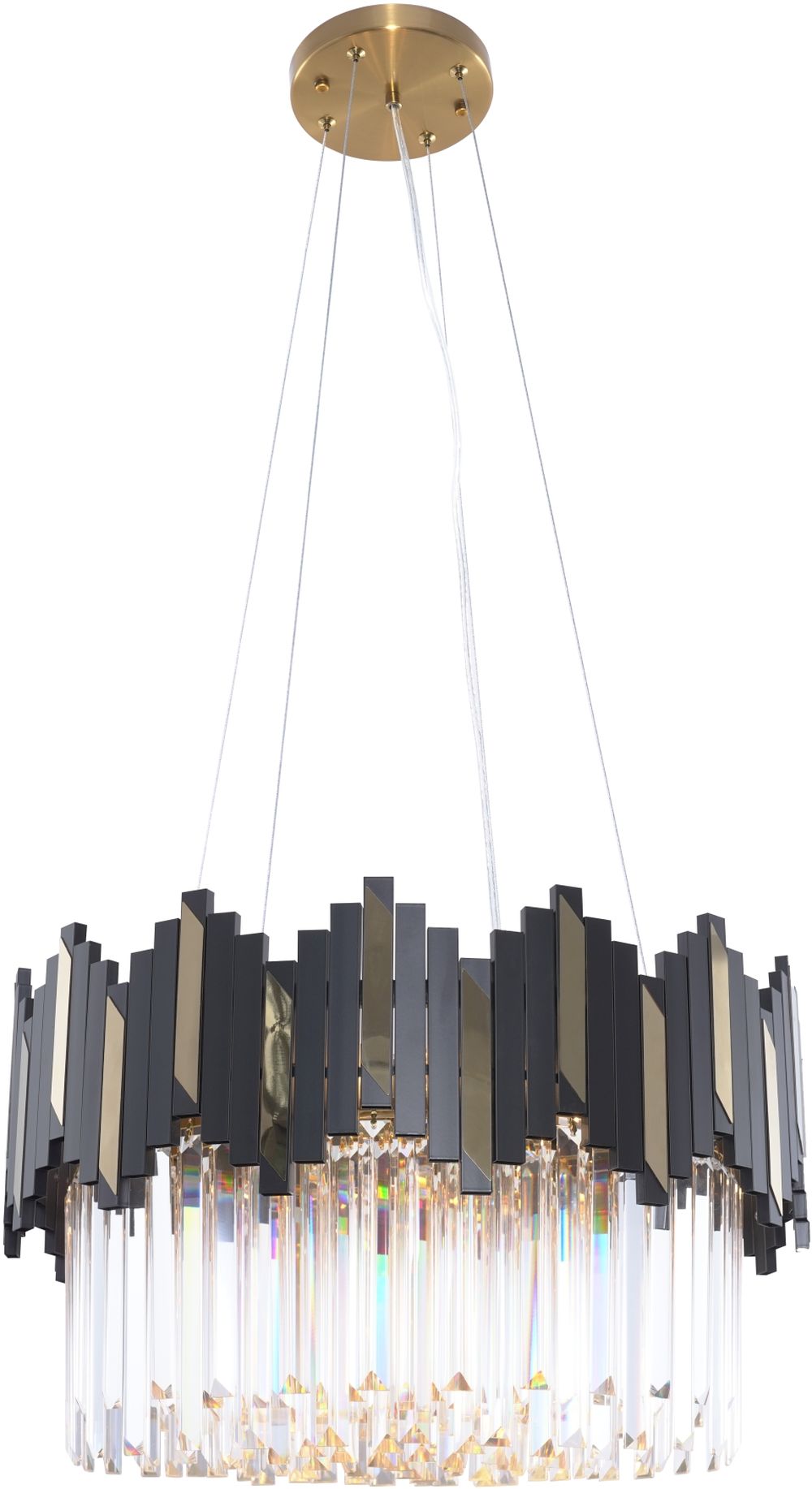 Zuma Line Rotta lampă suspendată 6x42 W negru-auriu 2200018M