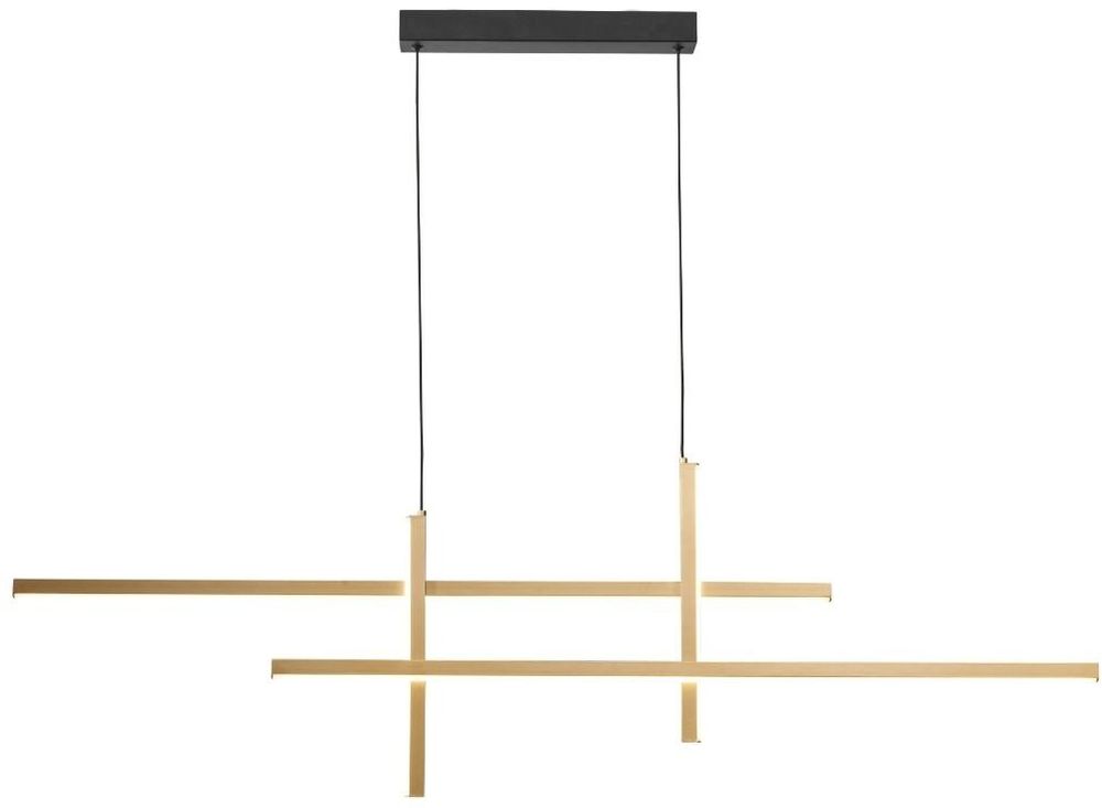 Zuma Line Edge lampă suspendată 1x42 W negru-auriu 22008P-BK/GD