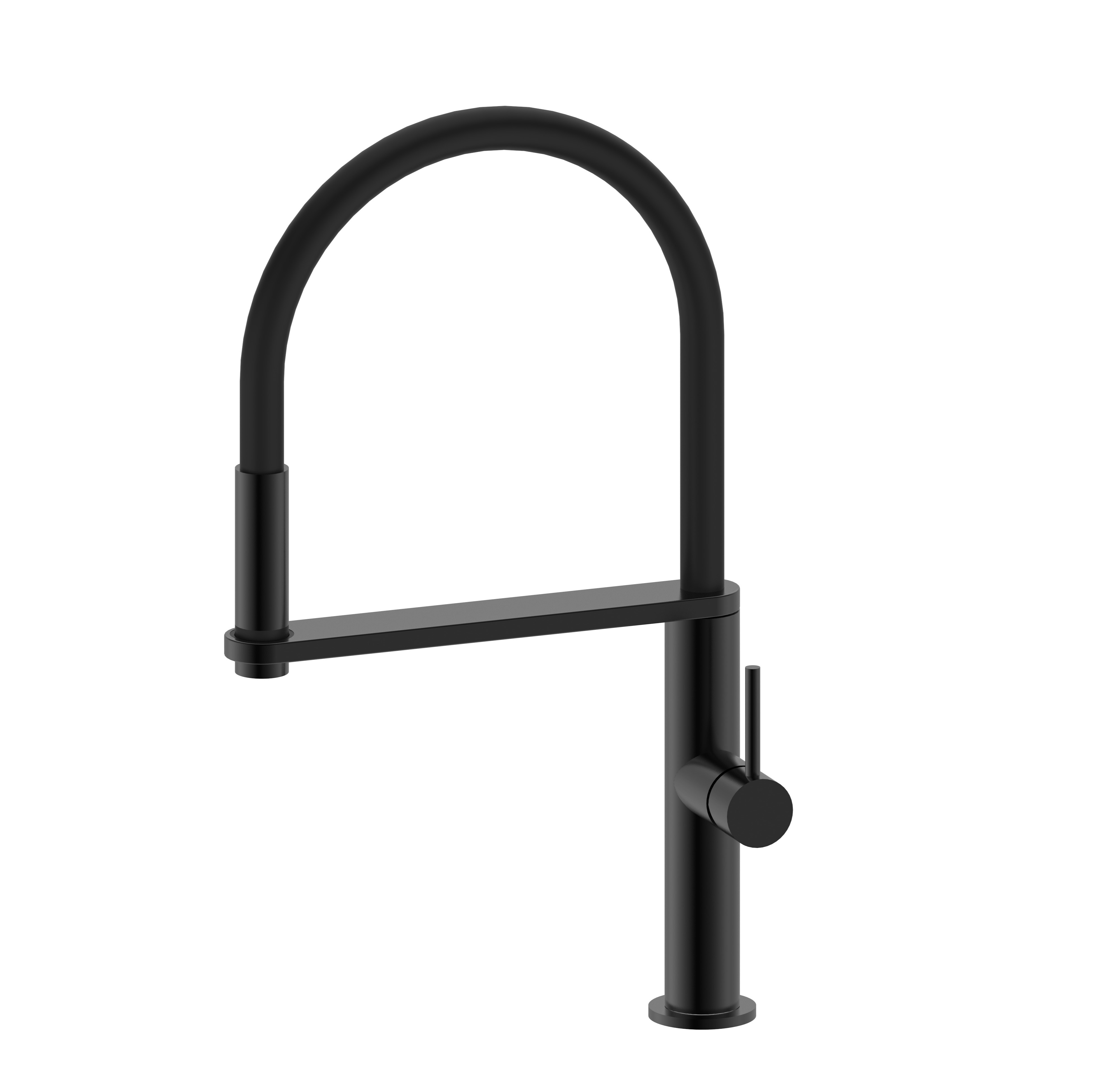 Berg Black Spike baterie bucătărie pe picior negru 130159PH