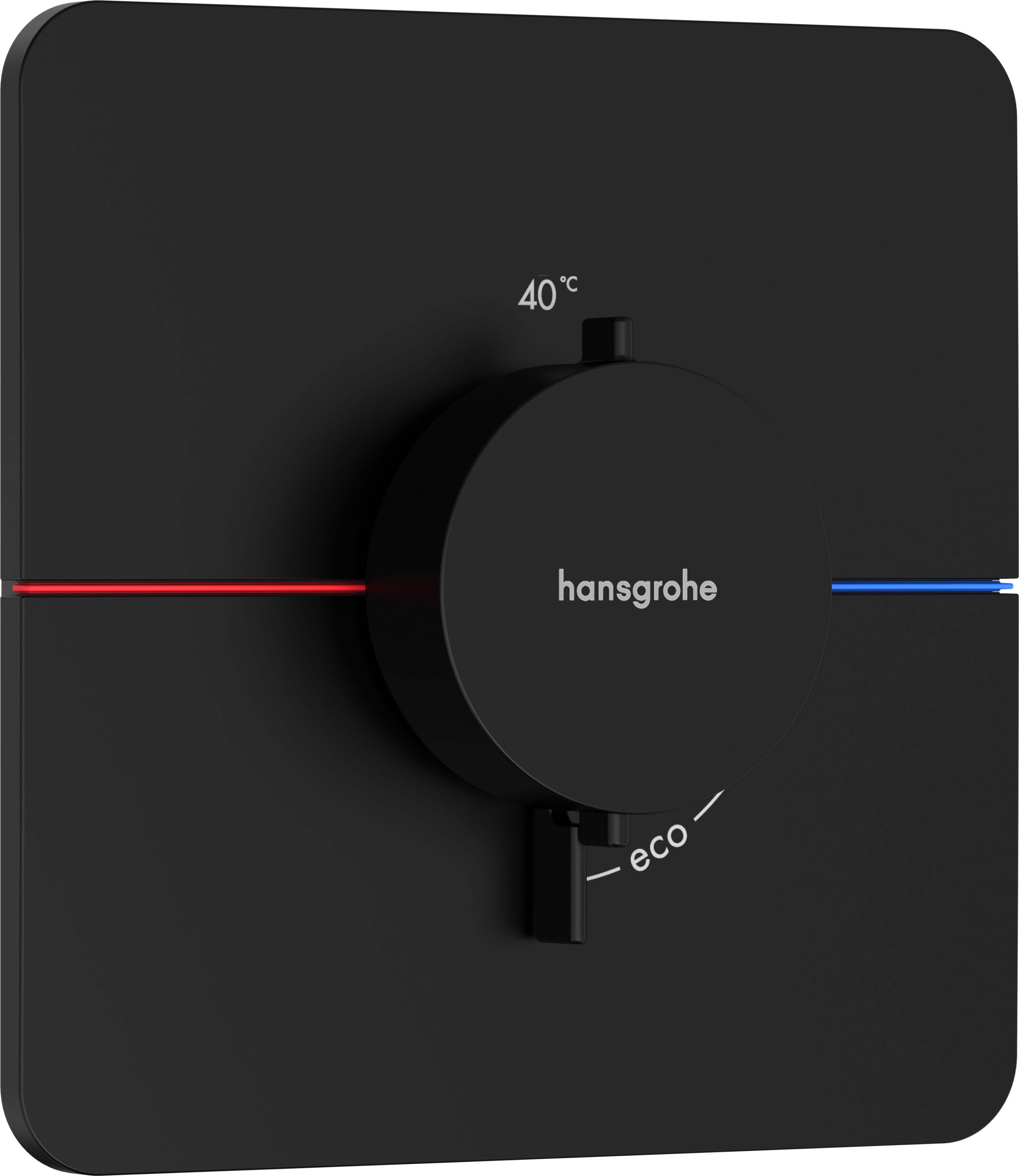 Hansgrohe ShowerSelect Comfort Q baterie de duș ascuns cu termostat negru 15588670