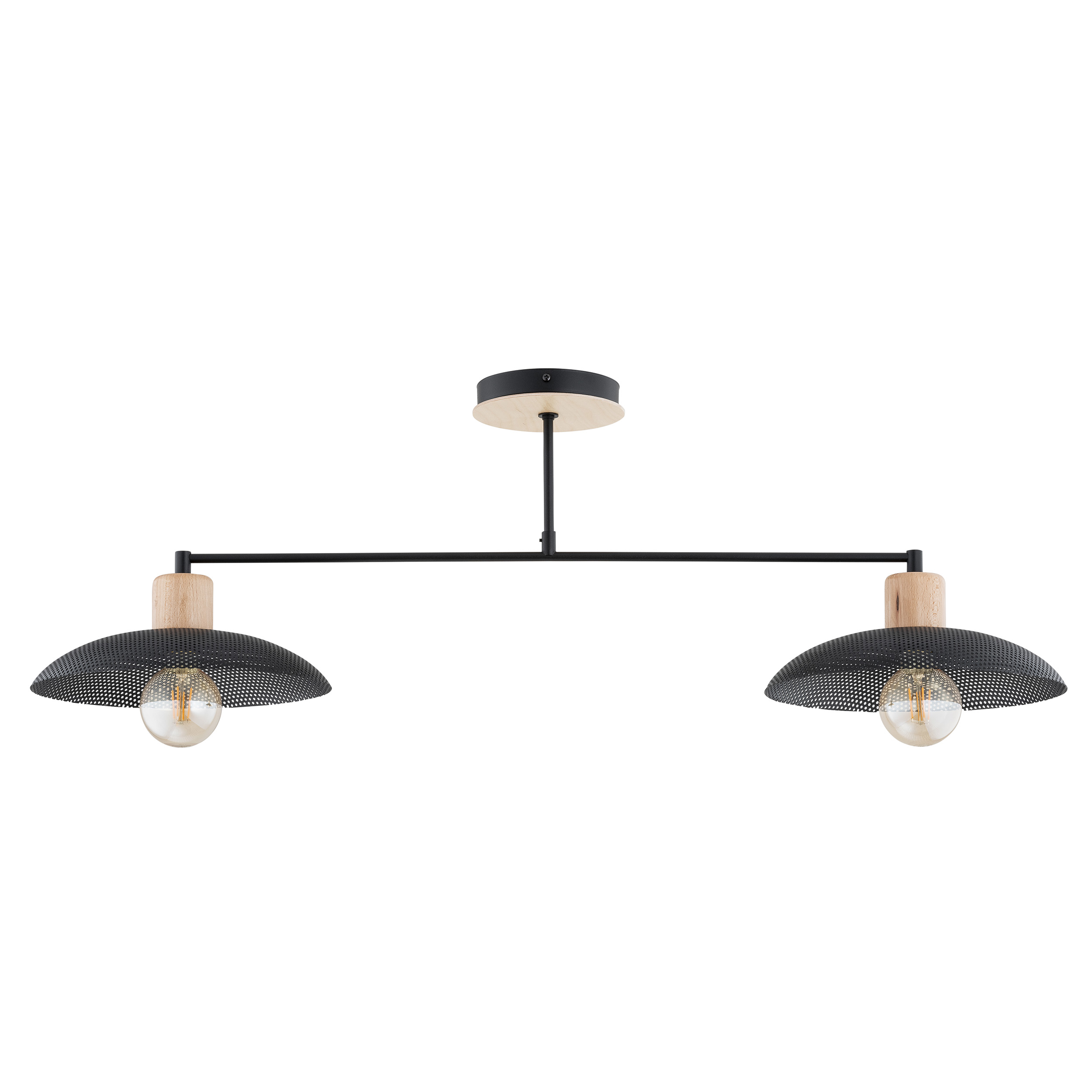 Emibig Kobe lampă de tavan 2x15 W negru 1318/2