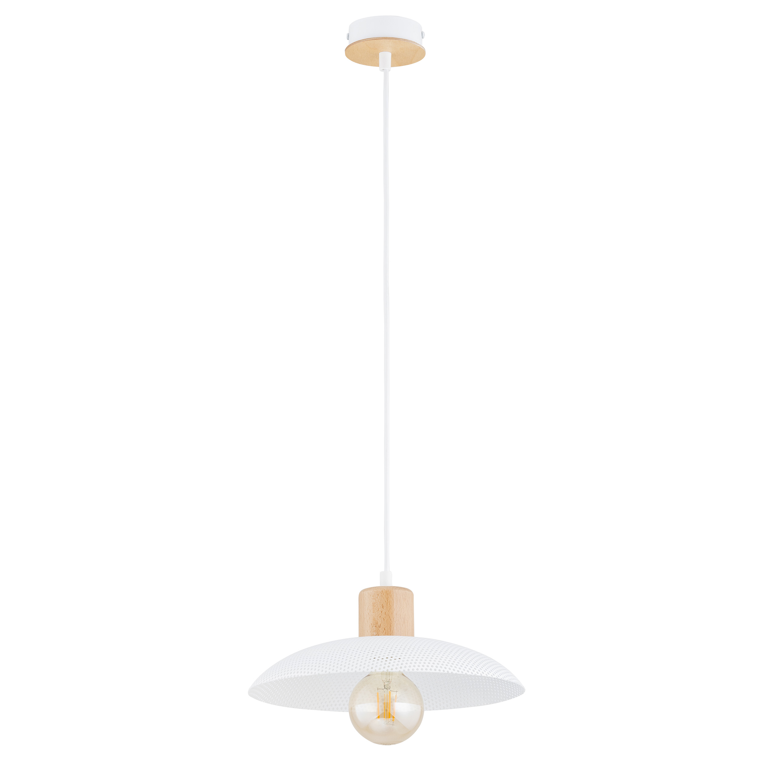 Emibig Kobe lampă suspendată 1x15 W alb 1319/1