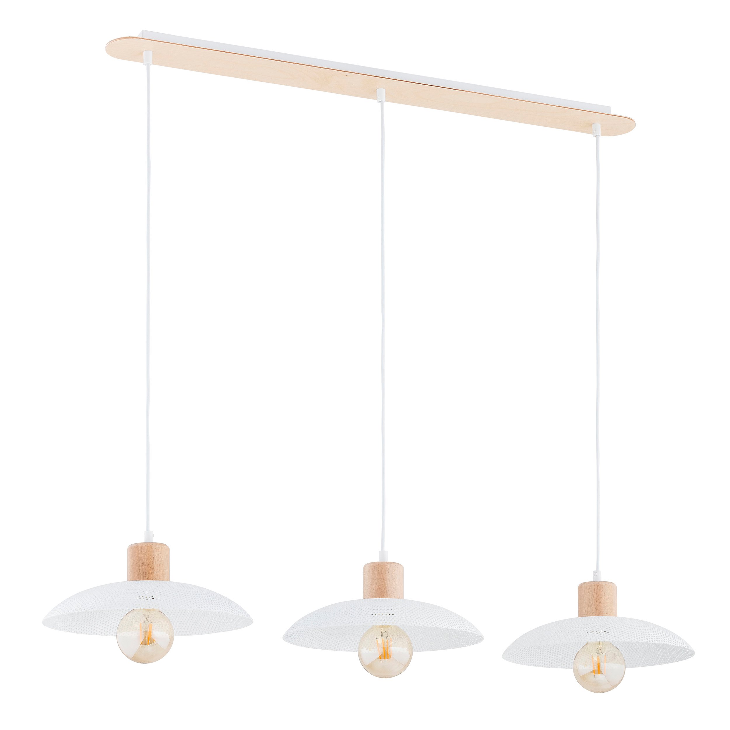 Emibig Kobe lampă suspendată 3x15 W alb 1319/3