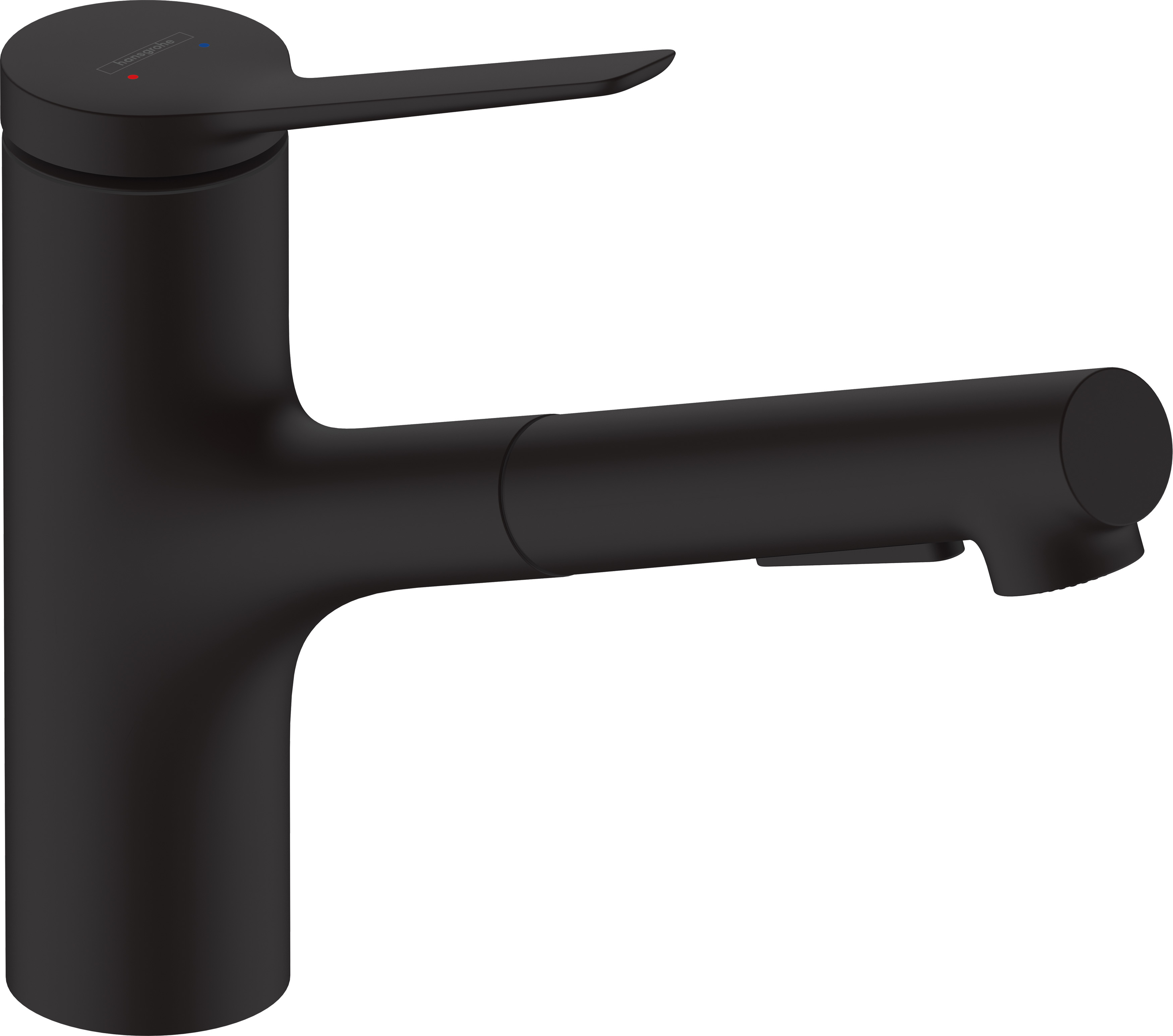 Hansgrohe Zesis M33 baterie bucătărie pe picior negru 74821670