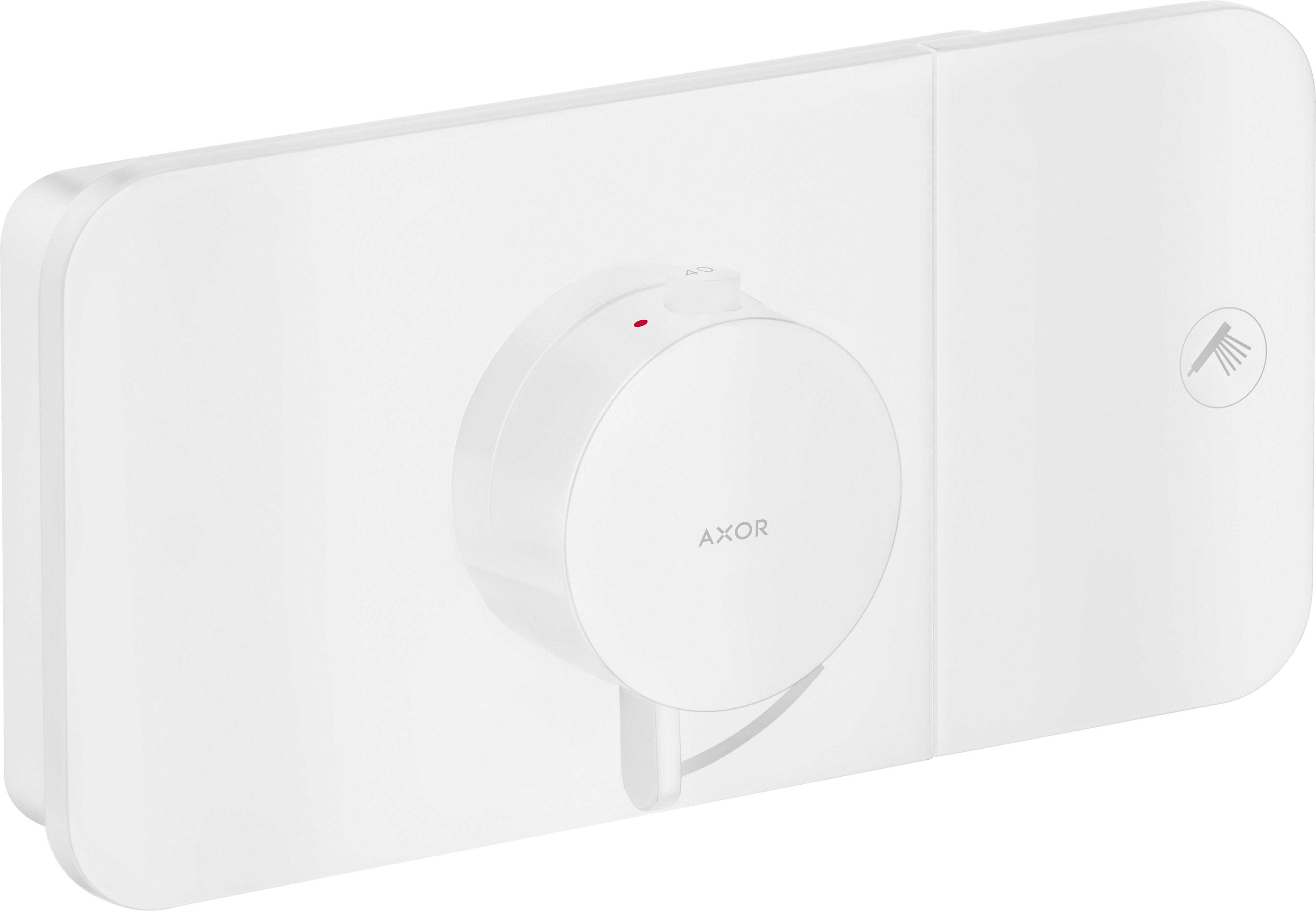 Axor One baterie de duș ascuns cu termostat alb 45711700