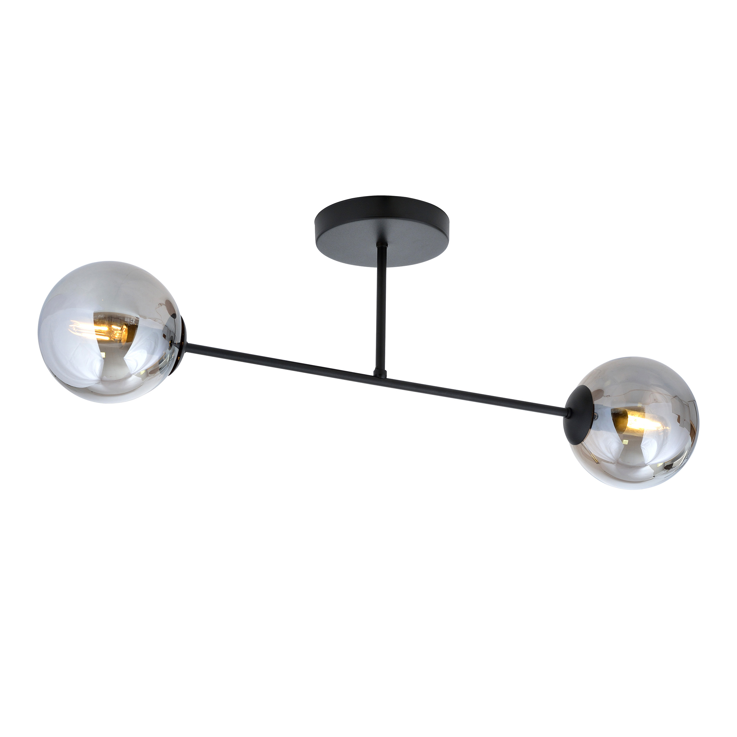 Emibig Roma lampă de tavan 2x10 W negru 1245/2