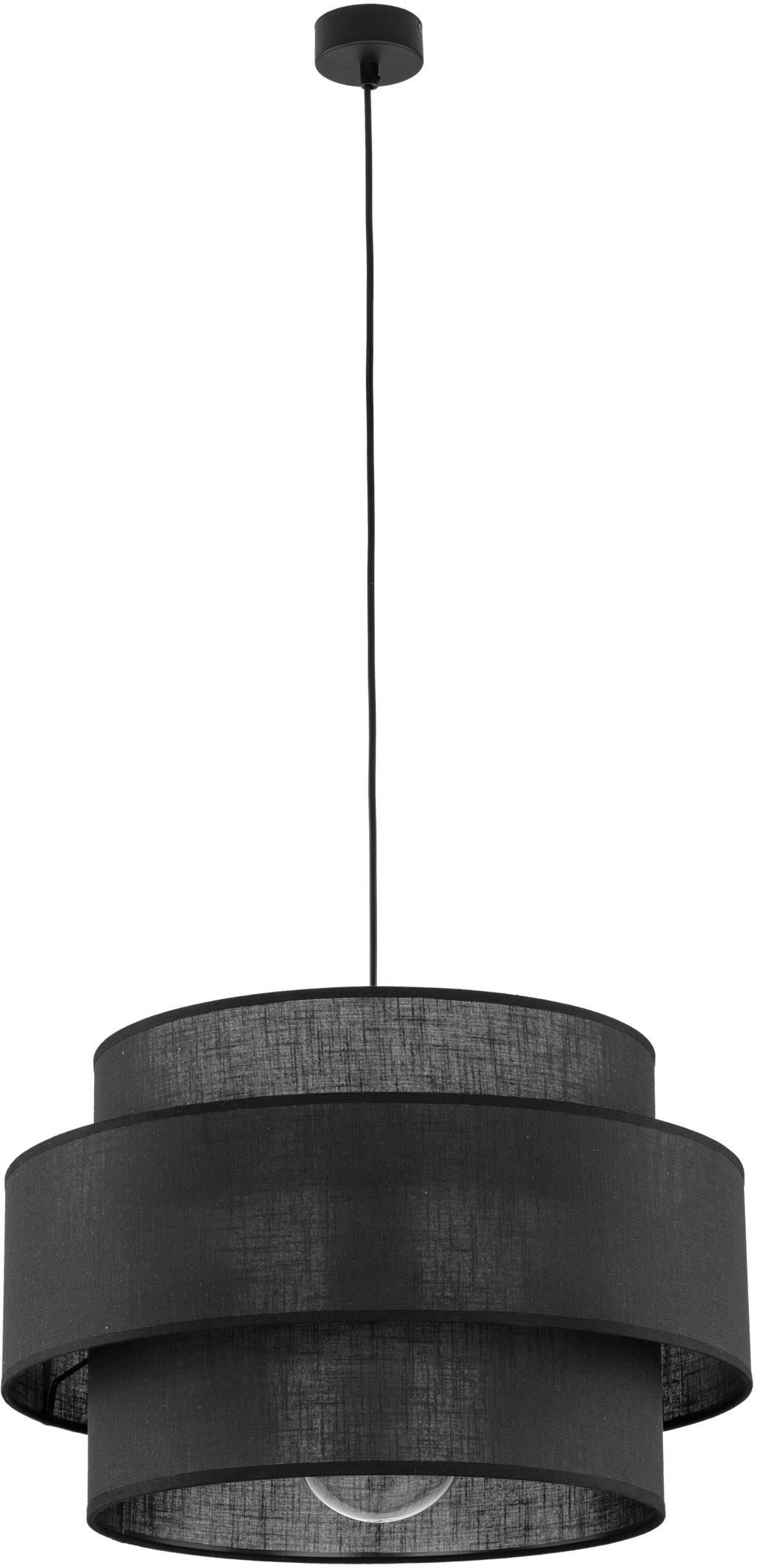 TK Lighting Calisto lampă suspendată 1x15 W negru 4999