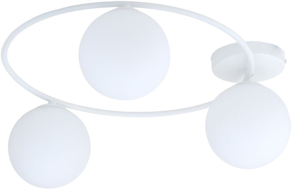 Emibig Sopra lampă de tavan 3x10 W alb-lapte 1258/3