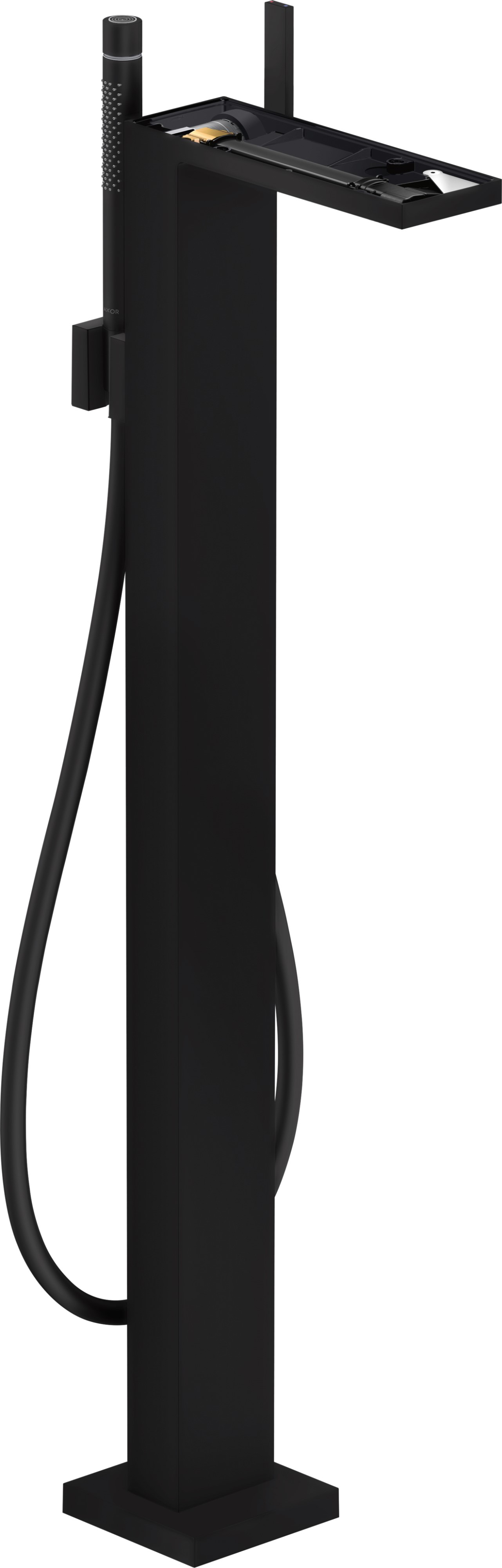 Axor MyEdition baterie cadă-duș stativ negru 47442670