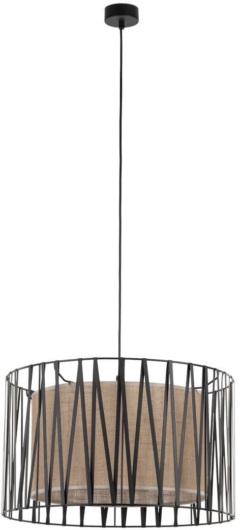 TK Lighting Harmony lampă suspendată 3x15 W negru-maro 4557