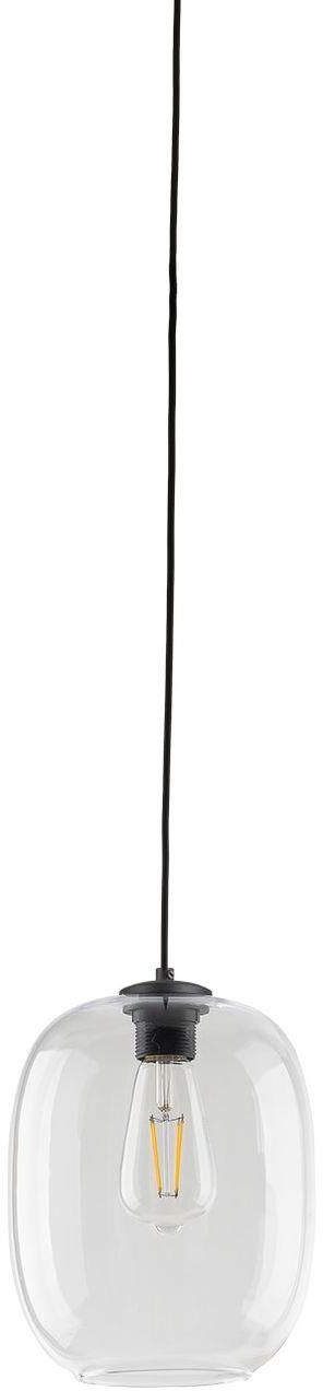 TK Lighting Elio lampă suspendată 1x15 W negru-transparent 4339