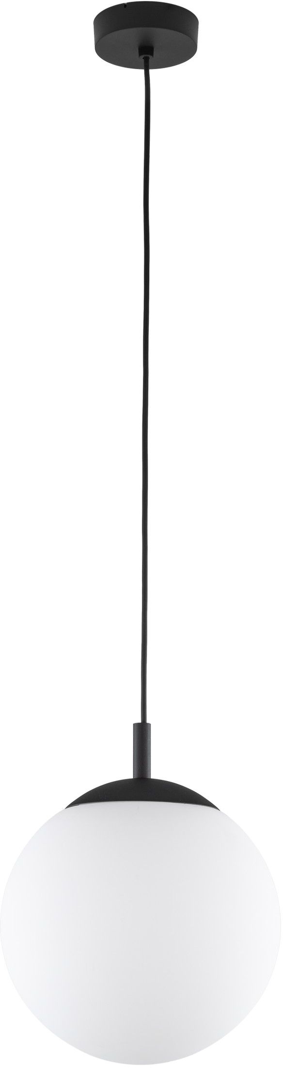 TK Lighting Esme lampă suspendată 1x15 W alb-negru 5670