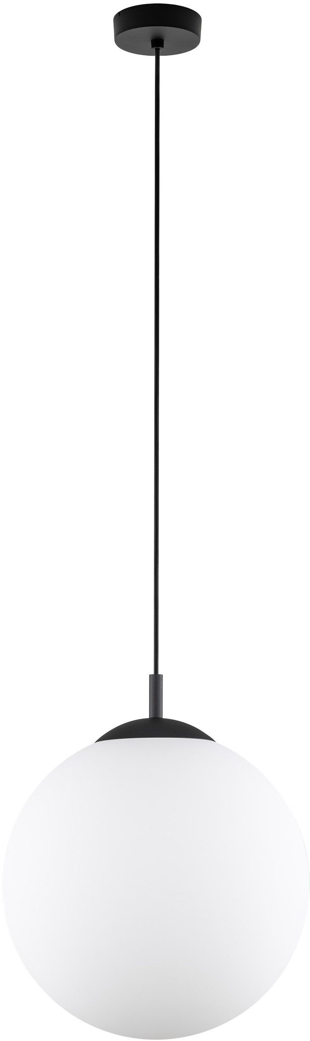 TK Lighting Esme lampă suspendată 1x15 W alb-negru 5671