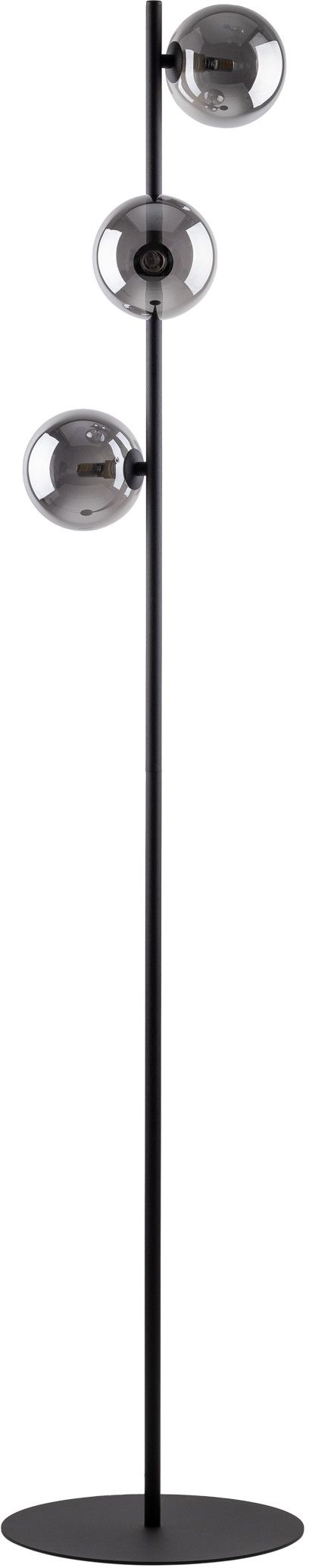 TK Lighting Esme lampă de podea 3x6 W negru 5717