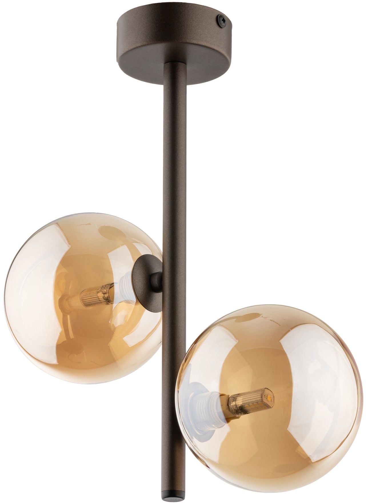 TK Lighting Esme lampă de tavan 2x6 W maro 4528