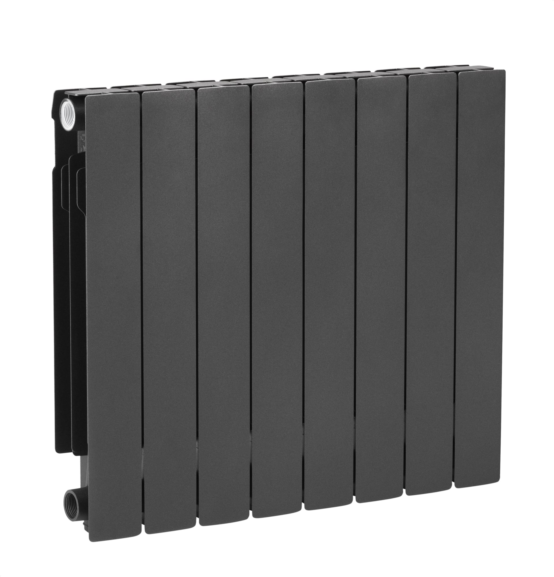 KFA Armatura ADR calorifer de cameră 67.2x64.4 cm podłączenie lateral grafit 764-080-61