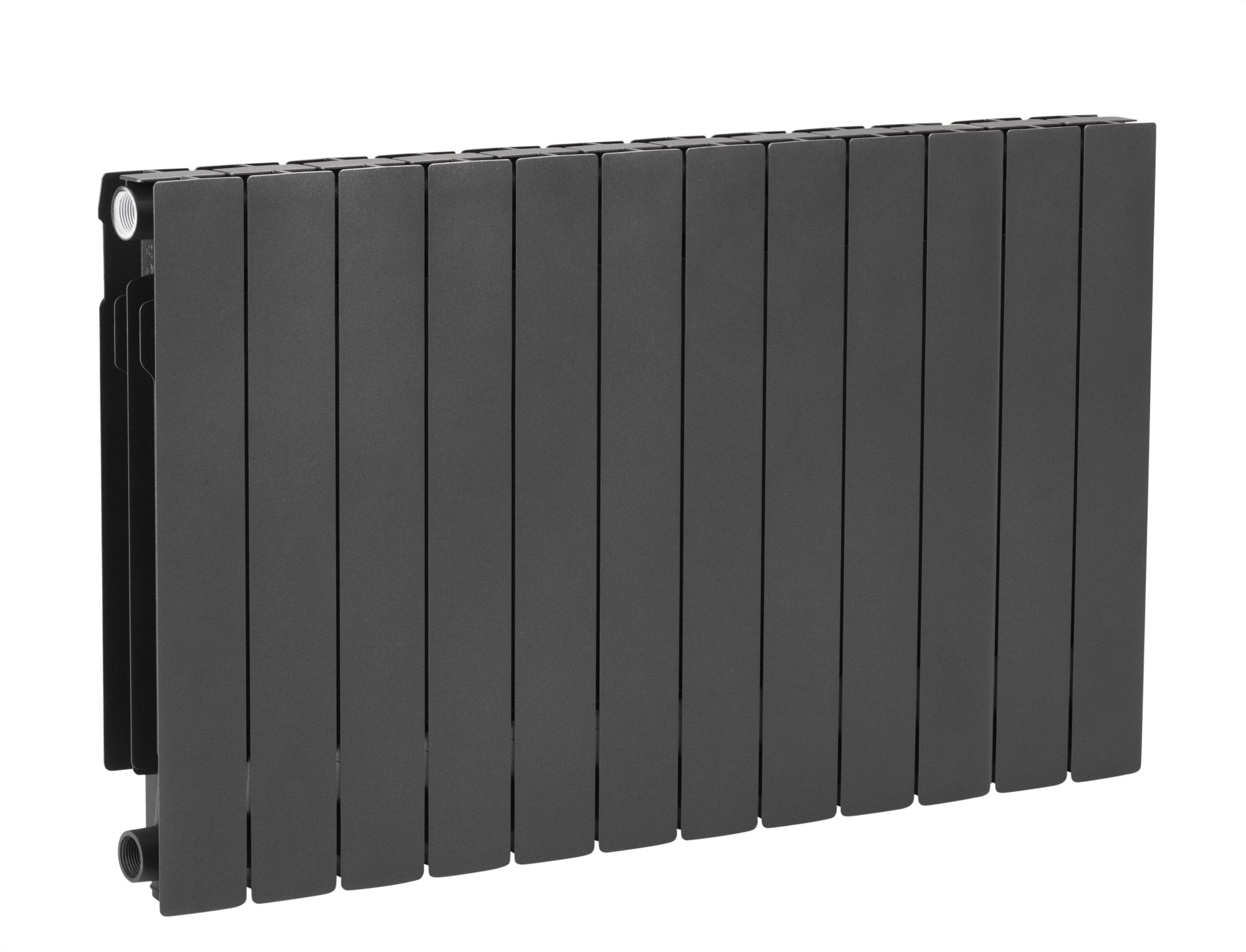 KFA Armatura ADR calorifer de cameră 67.2x96.6 cm podłączenie lateral grafit 764-120-61