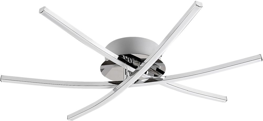 Rabalux Cyclone lampă de tavan 1x21 W negru-crom 4606