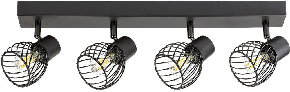 Rabalux Aberama lampă de tavan 4x10 W negru 73004