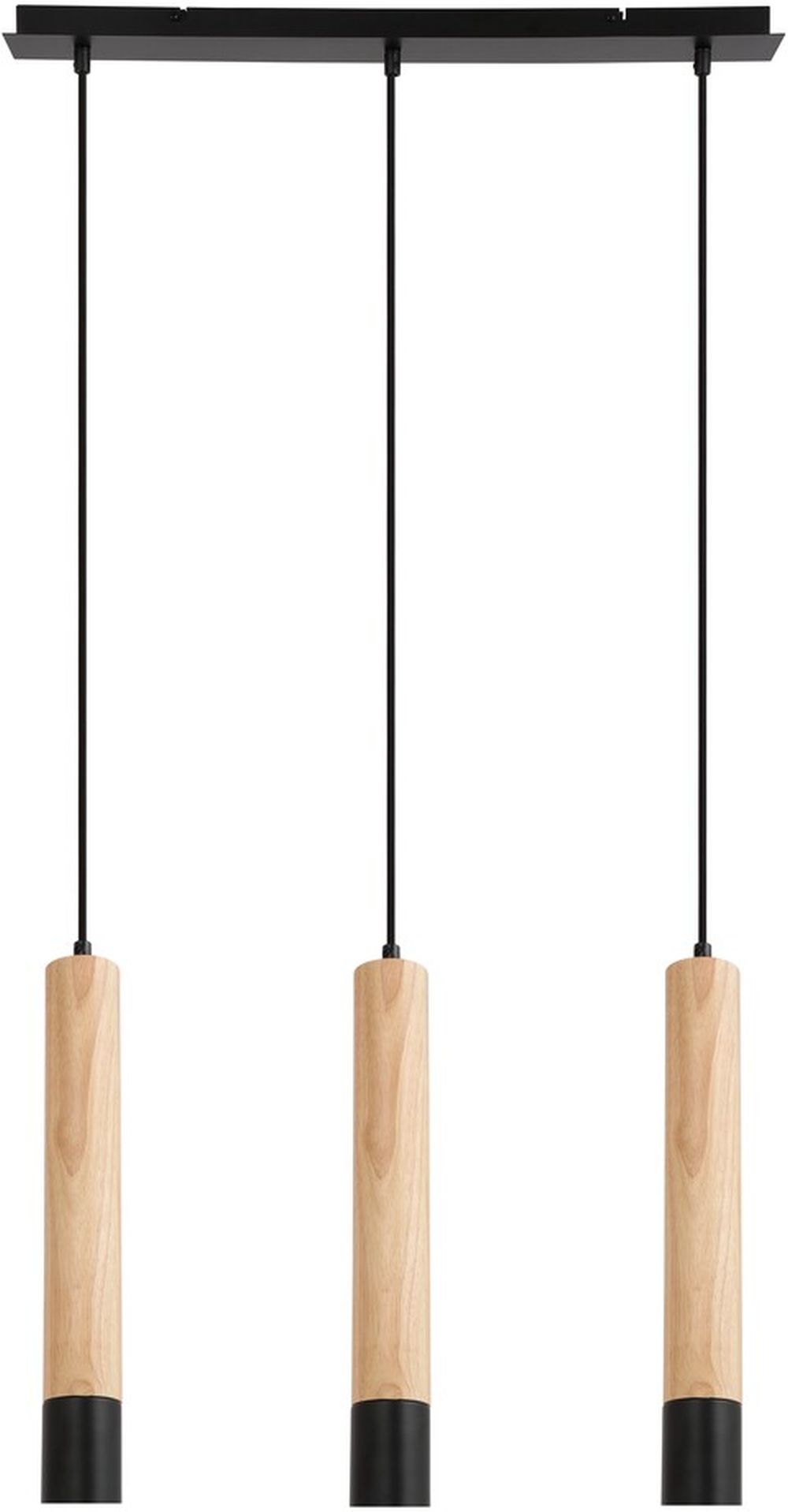 Rabalux Braulia lampă suspendată 3x50 W negru 72133