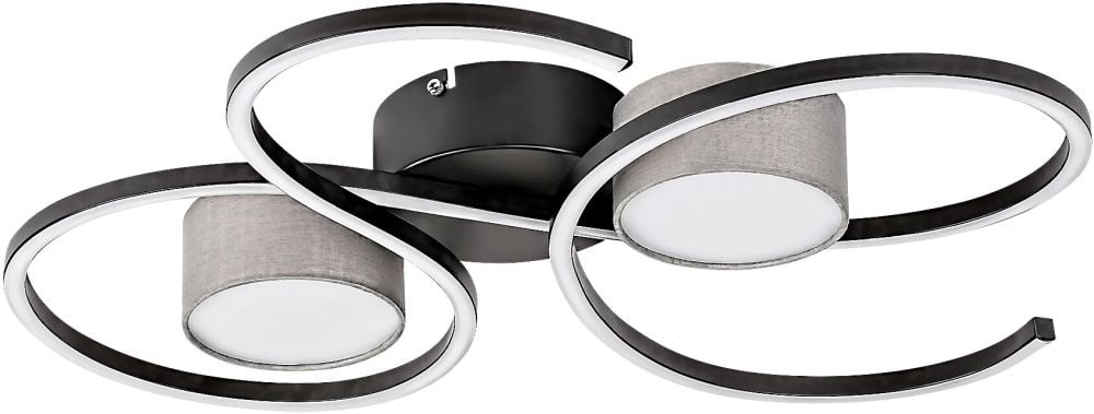Rabalux Shiena lampă de tavan 1x38 W negru-gri 71116