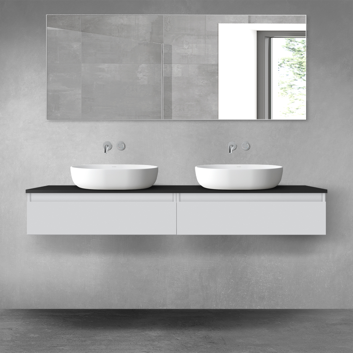 Set dulap Oltens Vernal 60010700, blat Oltens Vernal 63008300