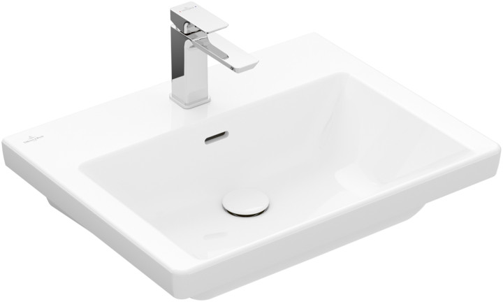Villeroy & Boch Subway 3.0 lavoar 60x47 cm dreptunghiular clasică-mobilier alb 4A706GR1