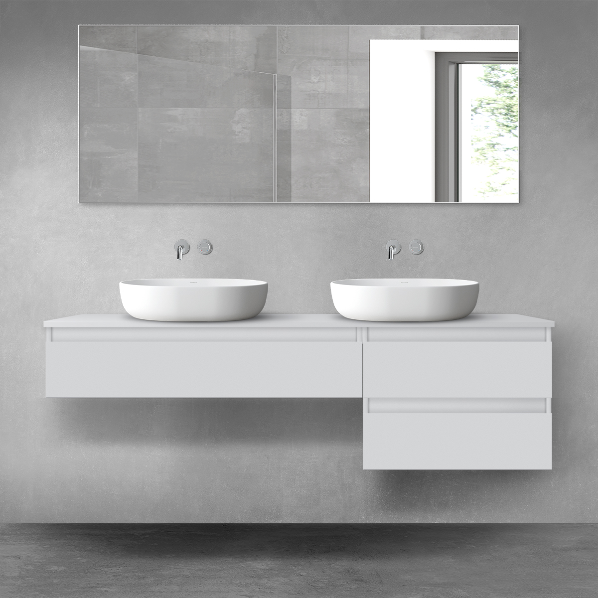 Set dulap Oltens Vernal 60000700, dulap Oltens Vernal 60011700, 63008700