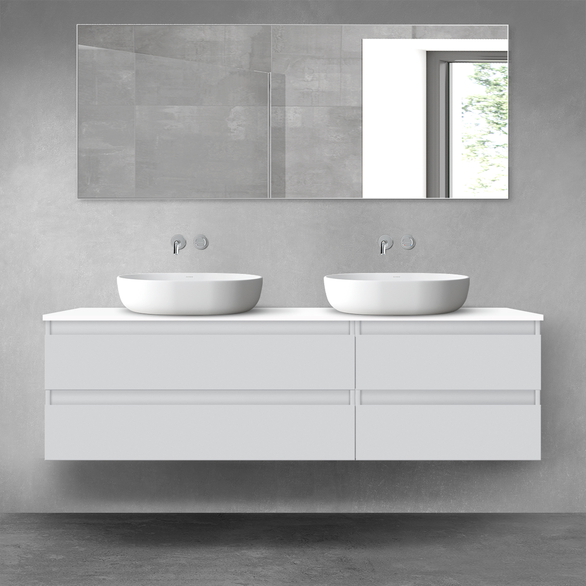 Set dulap Oltens Vernal 60002700, dulap Oltens Vernal 60000700, 63008000