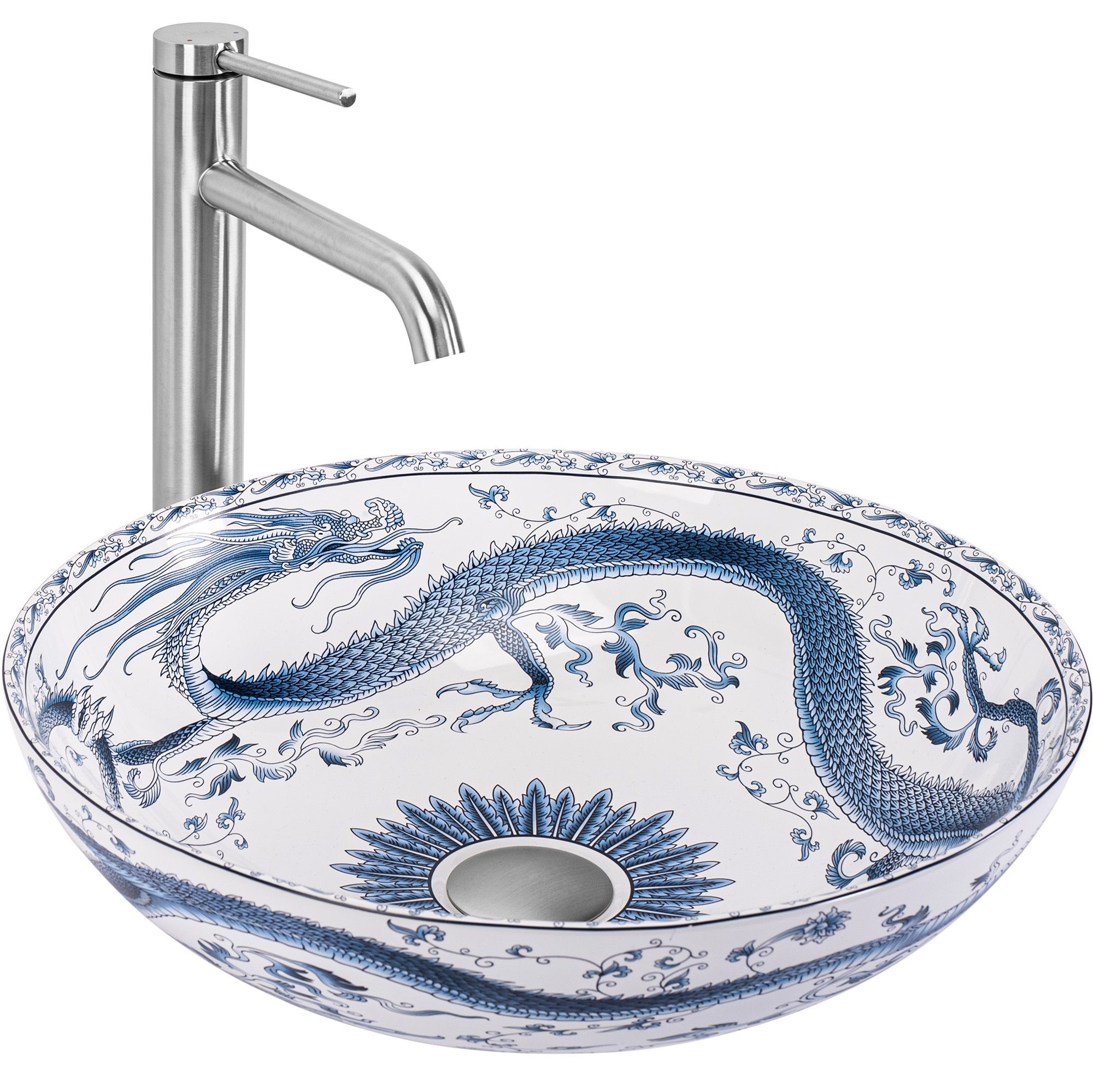 Rea Kioto lavoar 40x40 cm rotund de blat REA-U6032