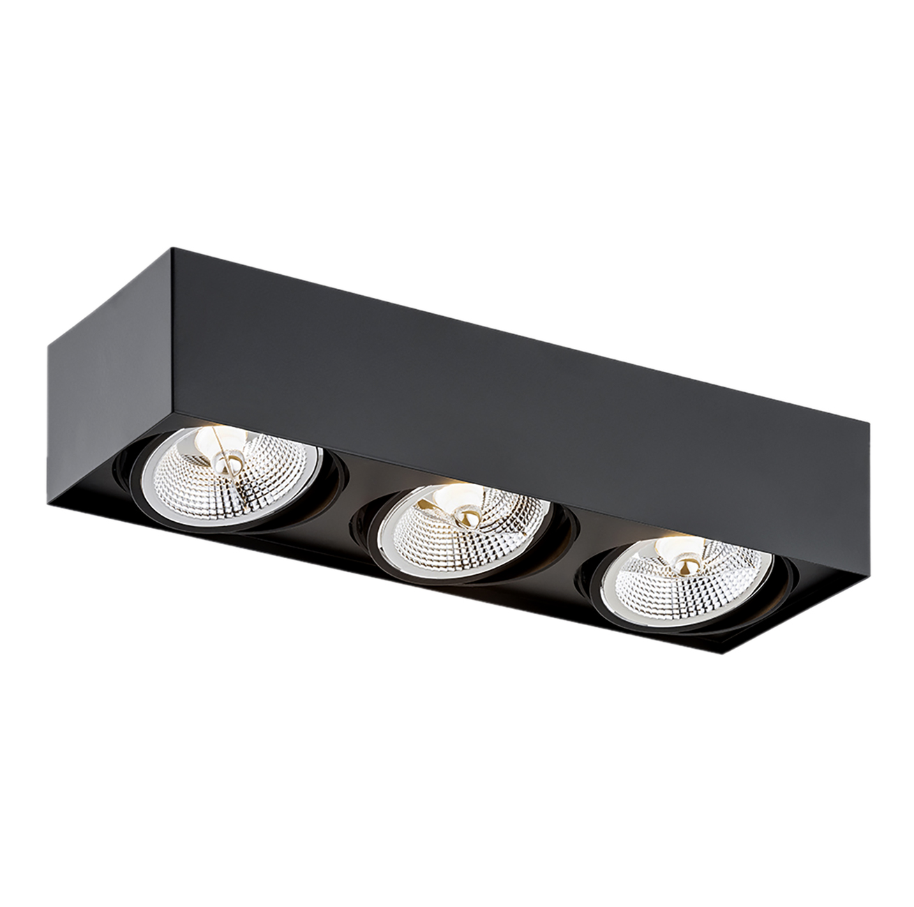 Argon Rodos Plus lampă de tavan 3x12 W negru 6118BZ