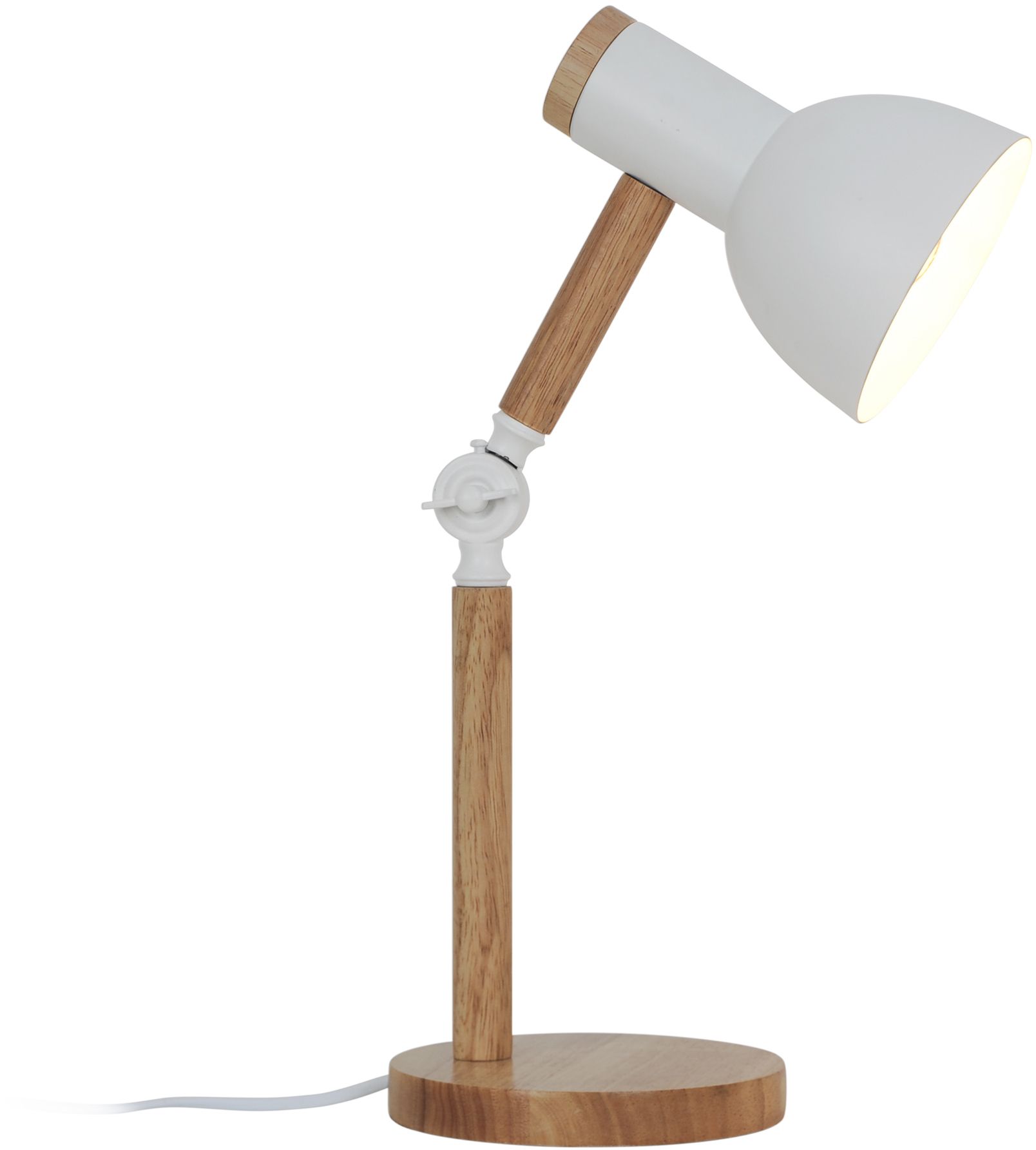 Zuma Line Balbo veioză 1x40 W alb-lemn T22004B-WH