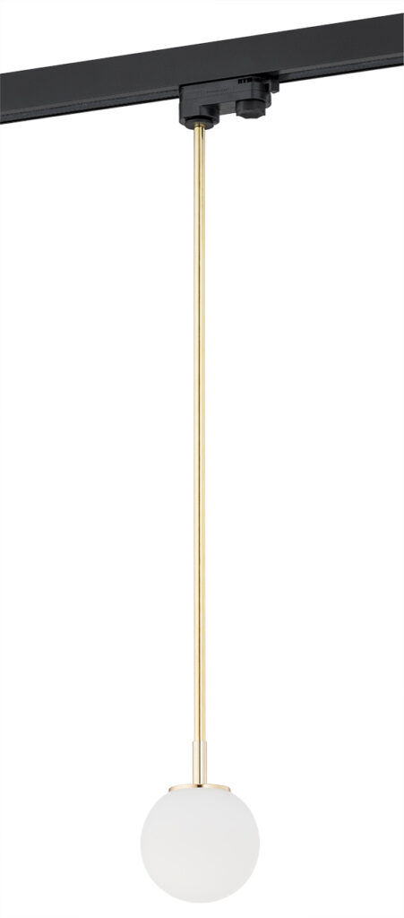 Argon Bang lampa pentru șină 1x6 W negru-alamă 4308