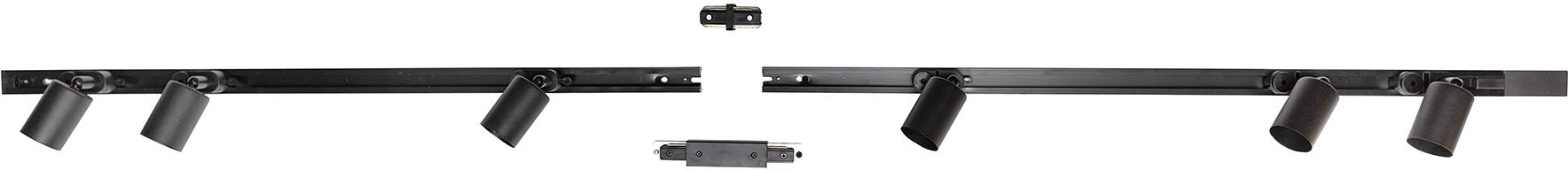 Zuma Line set de iluminat pe șină cu reflectoare 6x W negru 3015