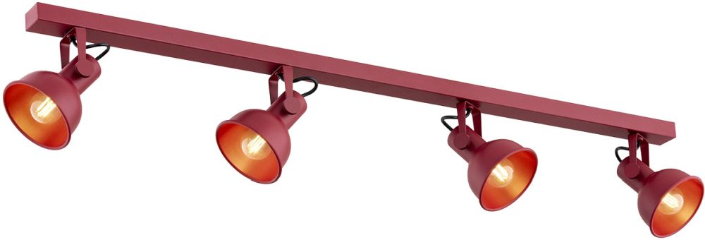 Argon Lenora lampă de tavan 4x7 W roșu 1818