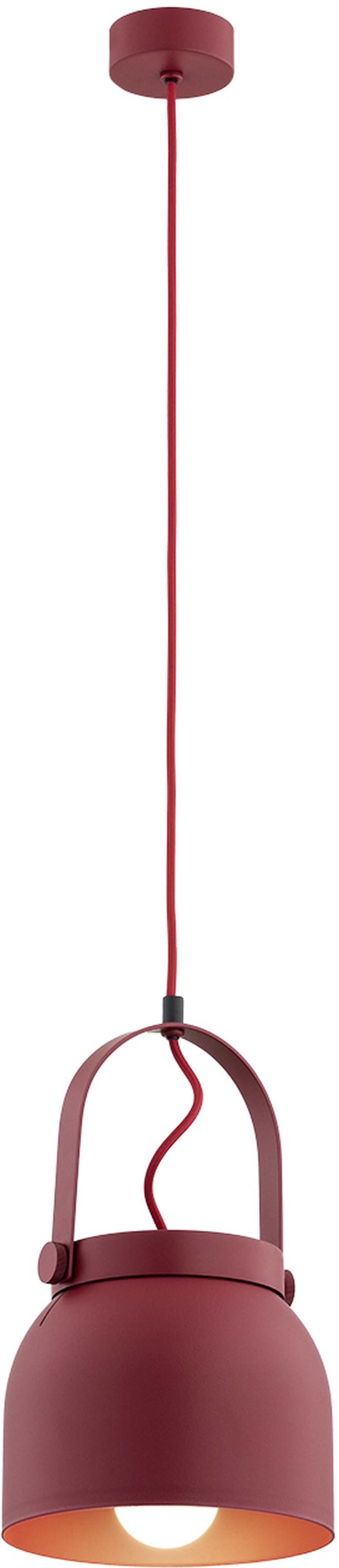 Argon Logan lampă suspendată 1x15 W roșu 8282