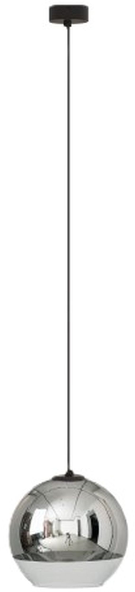 Nowodvorski Lighting Globe lampă suspendată 1x60 W negru-crom 7605