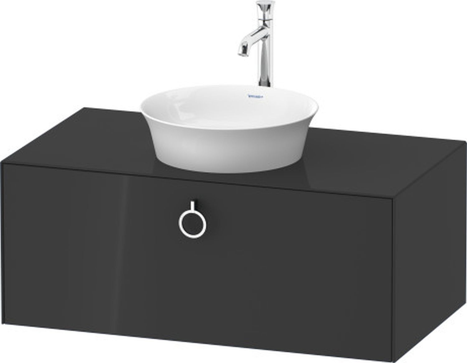 Duravit White Tulip dulap 100x55x40.8 cm sub chiuveta pe perete grafit WT49810H1H1