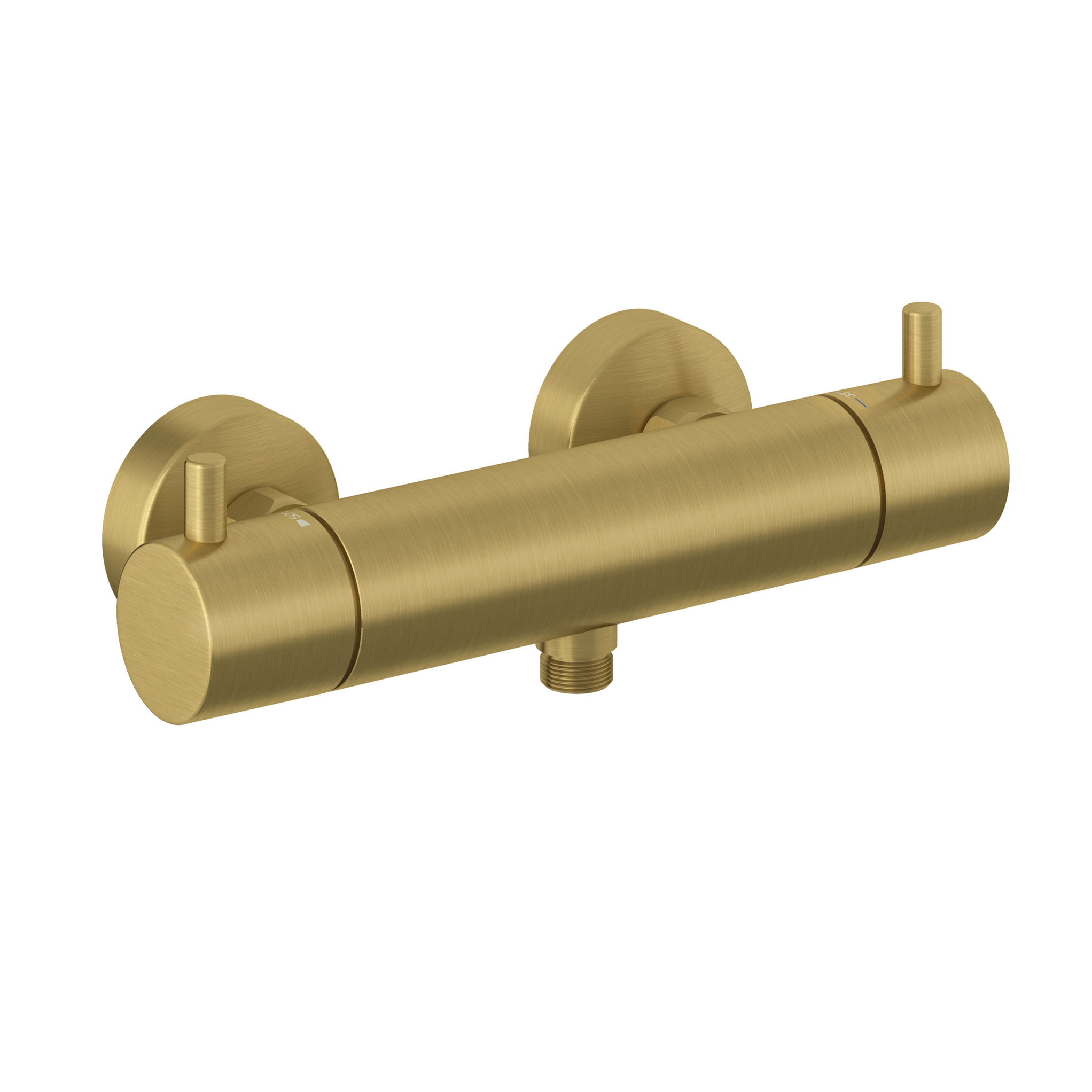 Kludi Bozz baterie de duș perete cu termostat auriu 35203N038