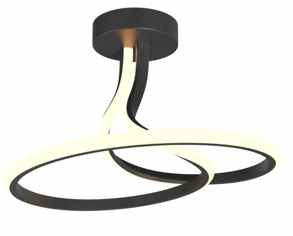 Zuma Line Clint lampă de tavan 1x26 W negru MX6349-1-3BT