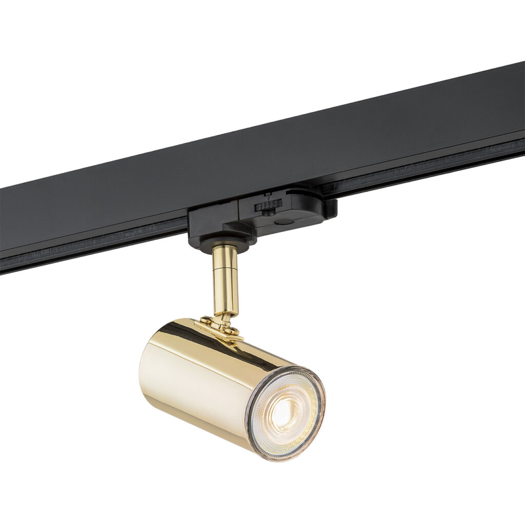 Argon Horta lampa pentru șină 1x5 W negru-alamă 4328