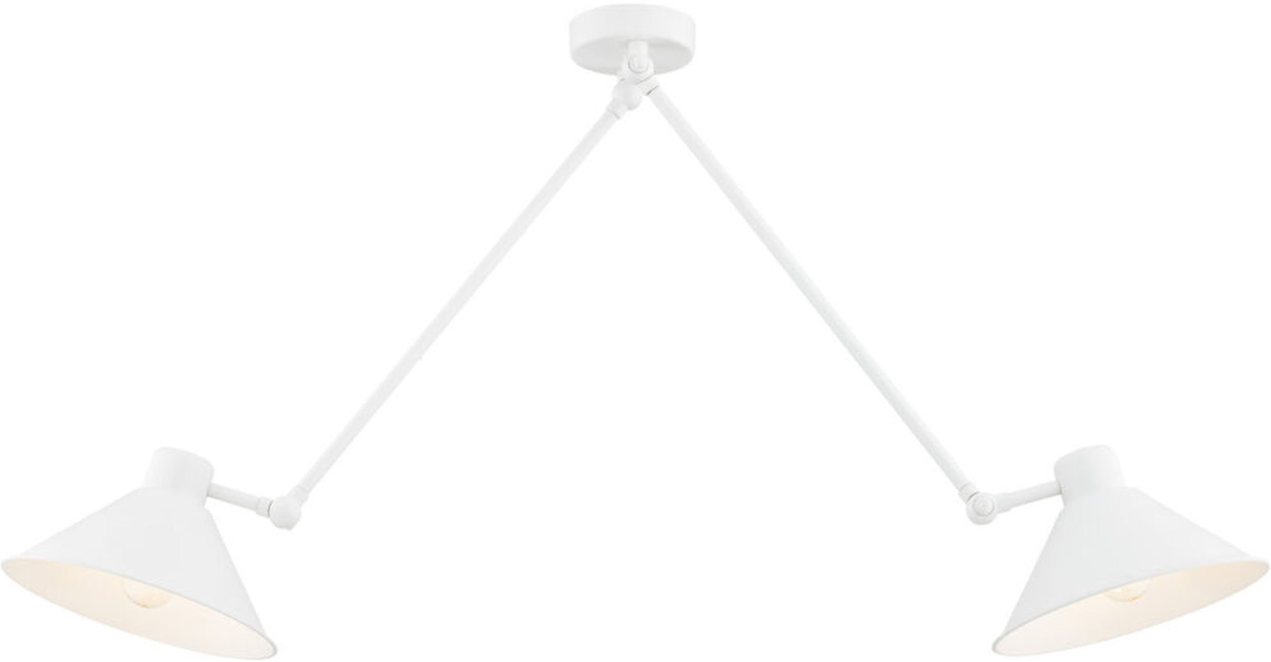 Argon Altea lampă de tavan 2x15 W alb 861