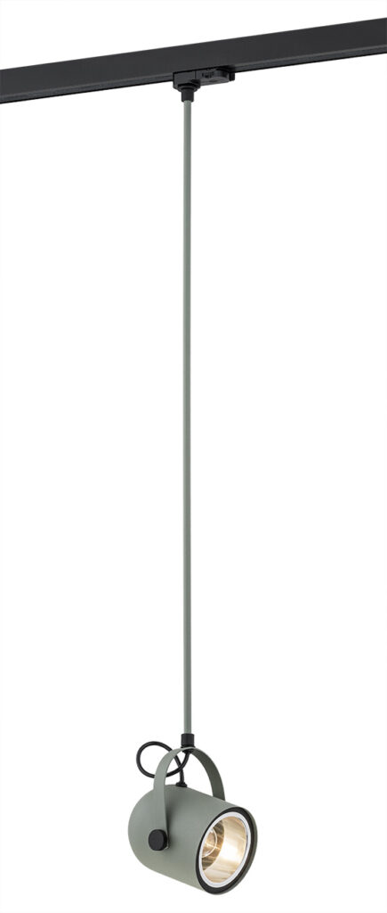 Argon Net lampa pentru șină 1x15 W negru-verde 4313