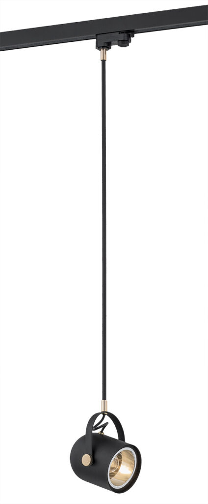 Argon Net lampă pentru șină monofazata 1x15 W negru 4314